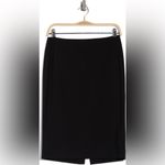 Theory Slim Pencil Skirt in Stretch Wool Black sz 4 Photo 2