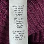 Chico's Chico’s 1 Women's wool blend knit Purple batwing Sweater pullover Photo 2