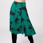 Band of Gypsies Etta emerald green boho cottage core midi skirt M NWT Photo 2