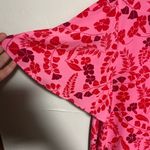 Ann Taylor  Pink and Red Patterned Blouse Photo 3