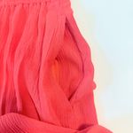 Madewell Smocked-Waist Button-Front Midi Skirt Size M Photo 10