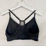 Victoria's Secret Victoria’s Secret PINK Black Mesh Racerback Sports Bra - V-Neck - Large Photo 1