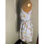 Speechless  Blue Floral Mini Dress XS Coquette Girl Classic Preppy Costal Cowgirl Photo 2