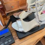 a.n.a . Silver High Heels Shoes Women’s Size 7.5 Strappy Prom Wedding HoCo Photo 12