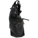 Dooney & Bourke Black Pebbled Leather Satchel Shoulder Bag Large Purse Photo 4