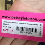 Betsey Johnson Betsy Johnson Navy‎ One Piece Swimsuit Size 1X Photo 7