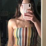 PacSun LA Hearts Striped Bandeau Bikini Top Photo 3