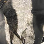 Loeffler Randall  Black Soft Pebbled Leather Studded Hobo Shoulder Bag Photo 3