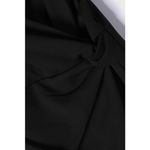 Lulus  Ruched Black Sleeveless V-Neck Cami Camisole Mini Wrap Tank Dress Size M Photo 11