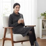 Banana Republic NEW  Charcoal Cowl Neck Sweater Dress size S Photo 10