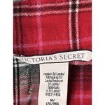 Victoria's Secret Victoria’s Secret‎ Pajama Shirt Women Medium Plaid Long Sleeve Button Up Lounge Photo 8