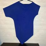 Unbranded royal blue asymmetrical midi dress Size large Photo 0