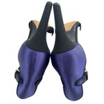 Ralph Lauren Collection Daylen Bow Satin Sandal purple sz Size 8 Photo 5