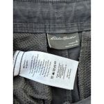 Eddie Bauer A2  Womens Gray Cotton Blend Drawstring Casual Shorts Size 6 Photo 1