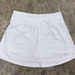 J.Crew  Active white athletic skirt with shorts Photo 1
