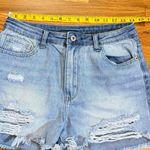 SheIn Women’s 10 30 Comfortable Fit Denim Shorts Western Festival Distressed Photo 1