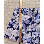 Gap Women’s Floral Pajama Set Navy Button Up Top Shorts 100% Cotton Size L New Photo 6