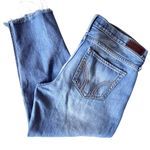 Hollister Women’s  low rise ripped cropped boyfriend jeans size 27 Photo 7