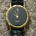 Generation dainty vintage genuine leather diamond quartz‎ adjustable watch Gold Photo 0