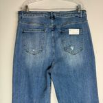 Risen NWT  Jeans High Rise Wide Leg Jeans Sz 3XL Distressed Medium Wash Photo 9