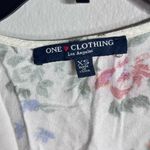 One Clothing  Women White Floral Crop top size XS Photo 2