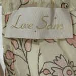 Love Sam NWT  Floral Halter Top - Cream/Pink - Large Photo 5