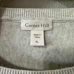 Garnet Hill 100% Organic Cotton Gray Kangaroo Pocket Sweater Tunic Top Size XL Photo 5