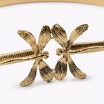 ZARA  dragonfly elastic gold belt Photo 3