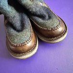 Sorel  Chipahko Blanket Boots Women's 7 Wool Blue Ombré Fur Lined Winter Buckles Photo 3