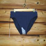 Robin Piccone NWT  Blue Bandana High Waist Bikini Bottoms M Photo 6