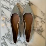 Abound NWT  Madelyn Flat Silver Metallic Vegan Leather Rubber Sole 7.5 Photo 2