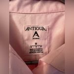 Antigua Women’s Medium  Pink Green Bay Packers Button Down Dress Shirt Photo 5