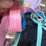 Victoria's Secret Bikini Top 36C Getaway Halter Ombré Lace Blue Purple Lined Photo 8