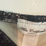 Miss California Apparel Black And Tan Lace Fringe‎ Dress Size Large Photo 7
