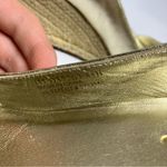 Cole Haan  gold leather wedge‎ espadrilles women’s size 8.5 dressy party metallic Photo 8