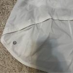 Lululemon  white mid rise speed up shorts 4” size 10 Photo 1