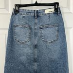 LoveGen Midi Jeans Skirt(Size 26) Blue Photo 7