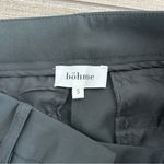 Bohme Dark Green High Rise Wide Leg Pleated Front Trouser Pants S Photo 5