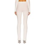 SIMON MILLER Saturn Pant in Macadamia Medium New Womens Ribbed Trousers White Photo 1