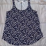 Zenana Outfitters  Navy Floral Tank Top Size Small Photo 0