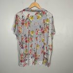 Johnny Was  two piece short and button up pajama set geometric floral size XXL Photo 4