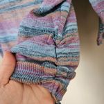 Ruby Rd. Top Knit Striped Petite Blue Purple Orange Pocket Cinched Sides Casual Size undefined Photo 4