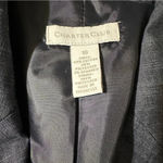 Charter Club  Women's size 10 Dark Blue 3 button Blazer Photo 3