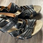 Earthies Leather Strappy Sandals Size 8.5 Black Photo 9