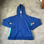Talbots  Petite Blue Hoodie Jacket SIZE P NWT Photo 0