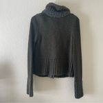 Free People Vintage Y2K Chunky Knot Sweater Oversized Collar cardigan Photo 2
