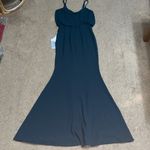 Dress the Population  Gracelyn Blouson Jersey Maxi Gown Thigh High Slit Pine S Photo 5