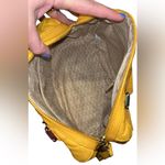 Charming Charlie Yellow Quilted Chain Strap Bag with gold colored hardware Photo 5