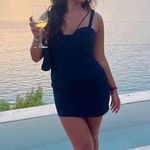 ZARA  Black Mini Dress with Knot Photo 1