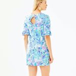 Lilly Pulitzer fiesta stretch Keyhole Back quarter sleeve mini dress Photo 6